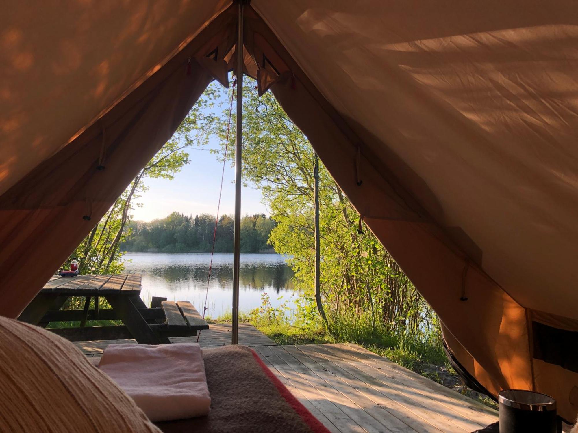 Naturlig Pa Korsgarden Glamping Nysted Exterior foto