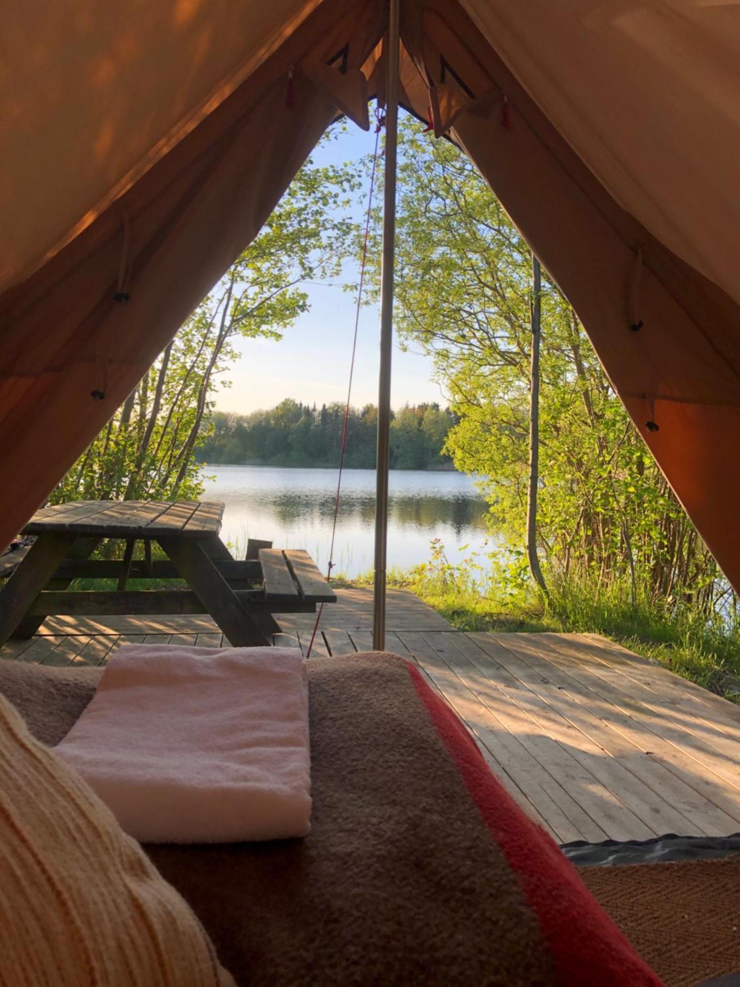 Naturlig Pa Korsgarden Glamping Nysted Exterior foto